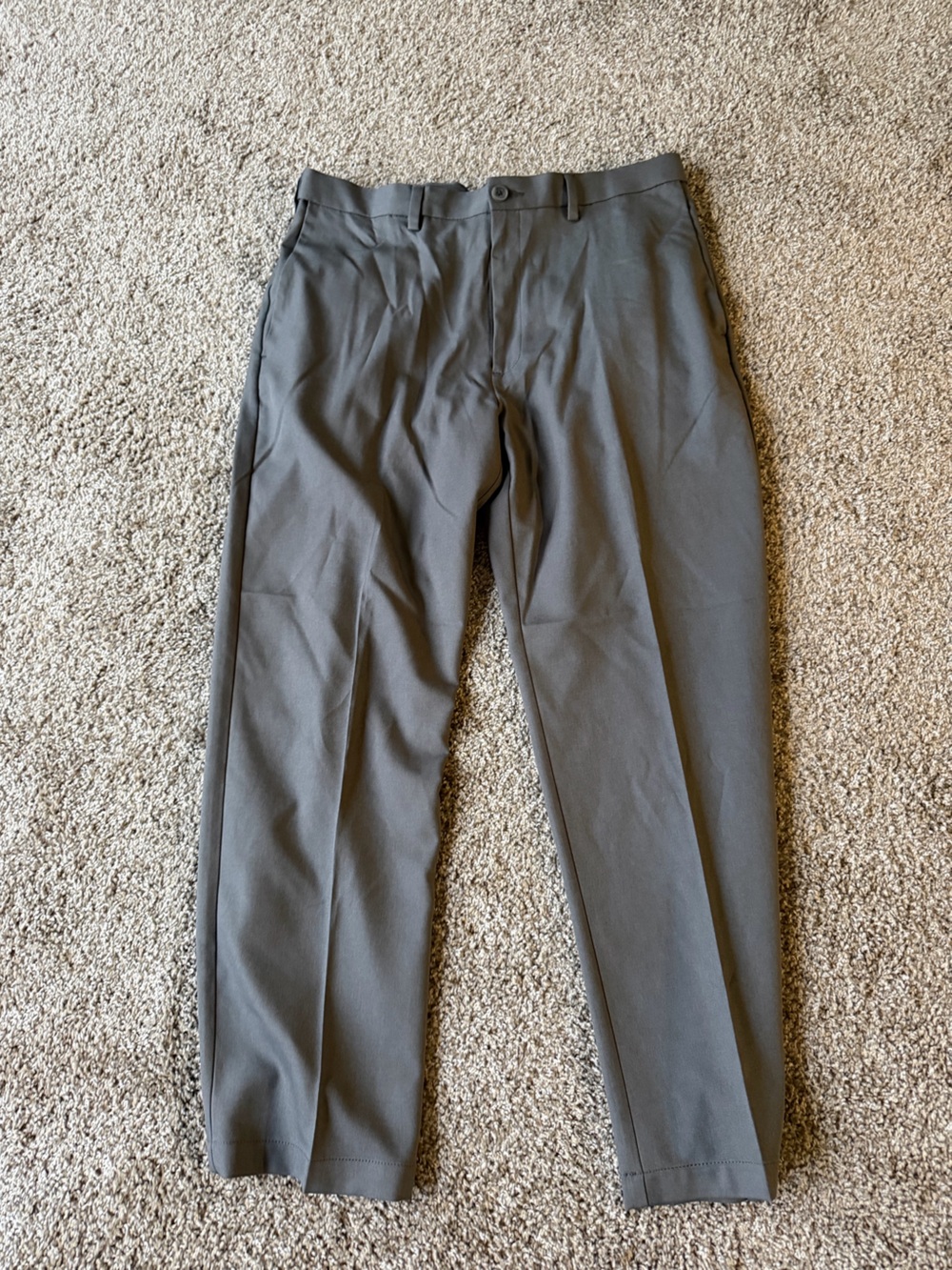 Haggar Men's Charcoal Gray Chinos